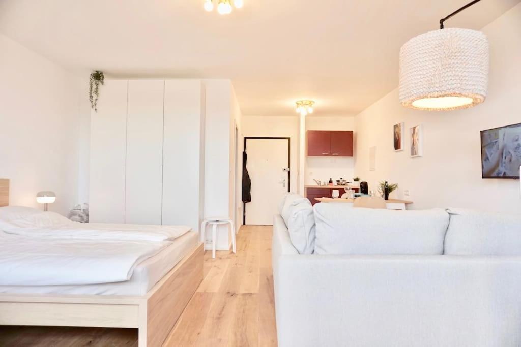 Neu Modernes Apartment In Top Lage, Free Parking Max 1,65M Hoehe Und 1,8M Breite كارلسروه المظهر الخارجي الصورة