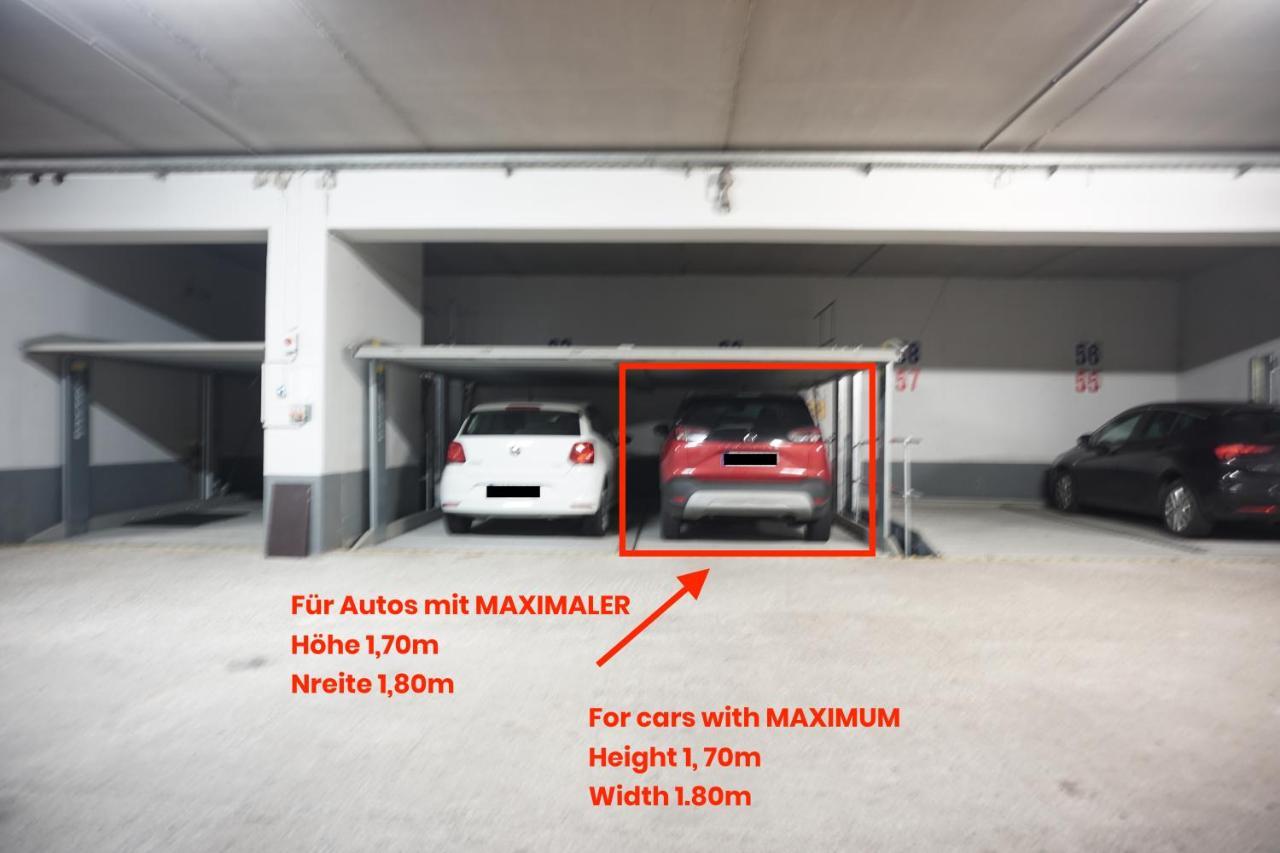 Neu Modernes Apartment In Top Lage, Free Parking Max 1,65M Hoehe Und 1,8M Breite كارلسروه المظهر الخارجي الصورة